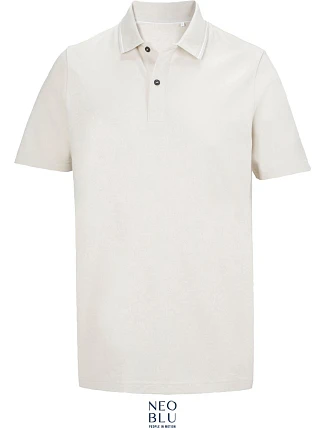 NEOBLU Orel Unisex piqué polo z těžké bavlny 24.4337 dusty beige NEOBLU Orel Unisex piqué polo z těžké bavlny 24.4337 dusty beige