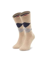 Ponožky 2pack M 100001495 050 béžové-modré - Tommy Hilfiger