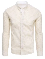 Pánská béžová košile FashionStreet DX2306