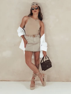 TRENDSTAR béžová sukně FashionStreet CY0459