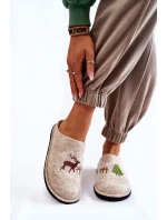 Domácí pantofle Big Star KK276016 béžová