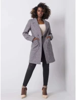 Dámský kostkovaný kabát 2701 - FPrice