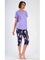 Dámské pyžamo kapri Flowers
