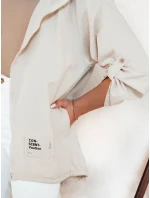 Dámská přechodná bunda MANDIA light beige FashionStreet TY4325