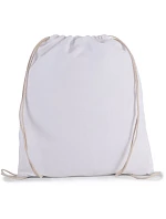 Kimood KI 0147 Sportovní vak z bio bavlny 19.0147 white Kimood KI 0147 Sportovní vak z bio bavlny 19.0147 white