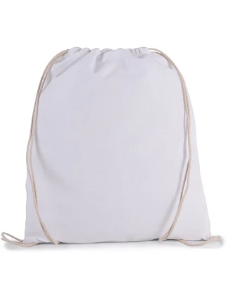 Kimood KI 0147 Sportovní vak z bio bavlny 19.0147 white Kimood KI 0147 Sportovní vak z bio bavlny 19.0147 white