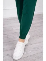 Souprava s halenkou zelená