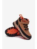 Dětské zimní boty na suchý zip Big Star SS374012 Hnědé Dětské zimní boty na suchý zip Big Star SS374012 Hnědé