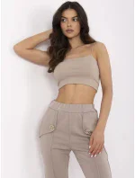 Kalhoty DHJ SP 20518.12 tmavě lila