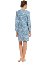 Dámská noční košile 10232-160-2 modrá se vzorem - Pastunette Dámská noční košile 10232-160-2 modrá se vzorem - Pastunette