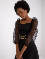 Šaty LK SK 508854.56 černá Šaty LK SK 508854.56 černá