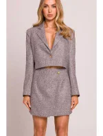 M854 Mini sukně - grafitová M854 Mini sukně - grafitová