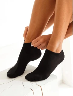 Dámské mikro-kotníkové ponožky ULTRA CIENKÉ – černé