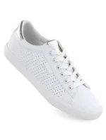 Dámské nízké tenisky ažurové z eko kůže bílé Big Star TT274020