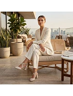 Dámské páskové sandály béžové Sergio Leone SK824 Dámské páskové sandály béžové Sergio Leone SK824