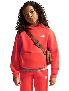 Dětská mikina Nike Sportswear Club Fleece oranžová FD3000 842