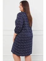 Italská móda Arugia r.3/4 barva:print/blue