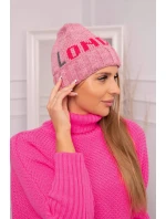 Dámská čepice London K385 tmavě růžová Dámská čepice London K385 tmavě růžová