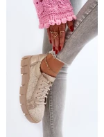 Dámská kožená obuv Maciejka 05850-22 Světle béžová