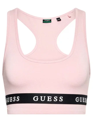 Dámský podprsenkový top O1GA44KABR0 - G6S4 - Pudrová růžová - Guess Dámský podprsenkový top O1GA44KABR0 - G6S4 - Pudrová růžová - Guess