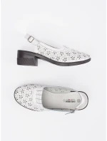 Moderní bílé dámské sandály Obcas Moderní bílé dámské sandály Obcas