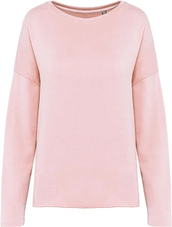 Kariban K 471 Dámská oversize mikina 20.K471 pale pink