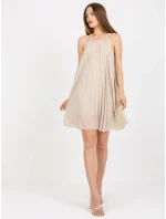 Šaty DHJ SK 0010.35 světle béžová