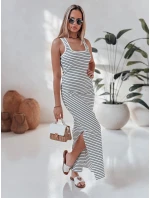 SUMMER LOVE one size maxi šaty bílo-černé FashionStreet EY2610