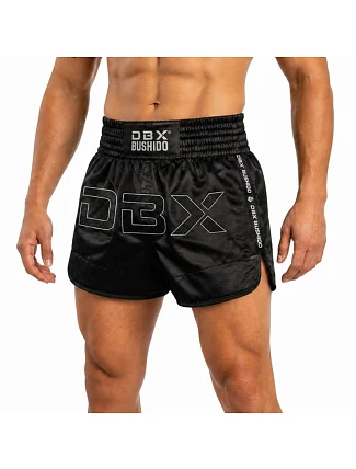 Pánské černé thajské šortky V1 COMBATWEAR | DBX Bushido Pánské černé thajské šortky V1 COMBATWEAR | DBX Bushido