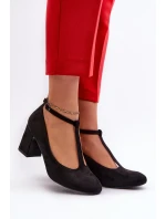 Lodičky Z Ekologického Semiše Na Sloupku Černé Raniyah Lodičky Z Ekologického Semiše Na Sloupku Černé Raniyah