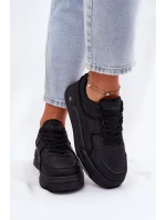 Nízké Dámské Tenisky Big Star RR274A311 HI-POLY SYSTEM Černé