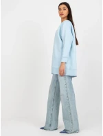 Dámská mikina EM BL 711 1.03X světle modrá - FPrice