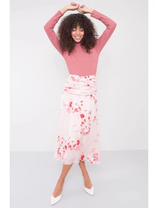 Dámská vzorovaná sukně 15523 - BSL Dámská vzorovaná sukně 15523 - BSL