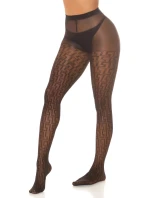 Punčochové kalhoty s geometrickým vzorem SH5015 - InStylefashion Punčochové kalhoty s geometrickým vzorem SH5015 - InStylefashion