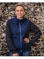Result R 232F Dámská 2-vrstvá softshell vesta "Printable" 30.232F vivid green/black