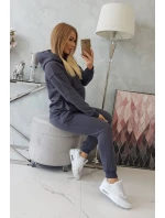 Izolovaná sada s ozdobnou kapsou grafitová