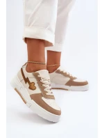 Dámské tenisky na platformě béžové Zeparine