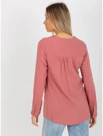 Halenka D73761M11081A tmavě růžová