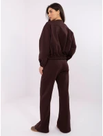 Kalhoty MJ SP H3057.69 tmavě hnědé Kalhoty MJ SP H3057.69 tmavě hnědé