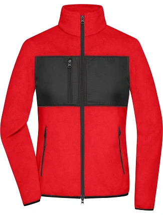 Daiber JN 1311 Dámská fleecová bunda 02.1311 red/black Daiber JN 1311 Dámská fleecová bunda 02.1311 red/black