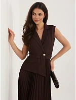 Šaty IT SK 21558.03 tmavě hnědé