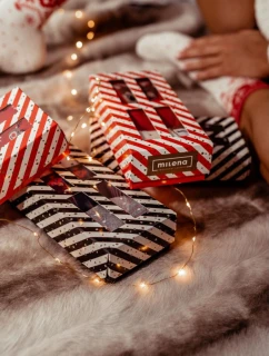 Vánoční sada pánských ponožek 3 páry – dárková krabička