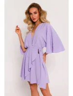 Dámské šaty M785 fialkové - MOE Dámské šaty M785 fialkové - MOE