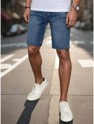 FashionStreet pánské krátké modré džíny SX2489