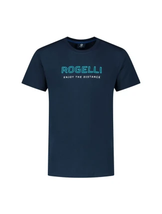 Rogelli pánské tričko LOGO navy blue M