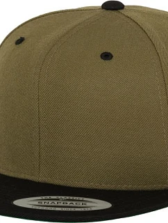 Flexfit 6089M 6 panelová Snapback kšiltovka 55.6089 olive/black