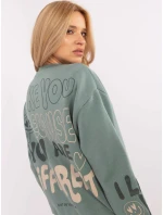 Mikina D10600T02695A pistácie