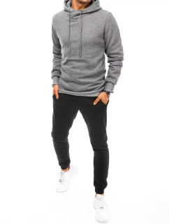 Pánská šedočerná tepláková souprava FashionStreet AX0669