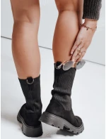 Dámské ponožkové boty černé FashionStreet ZY1133