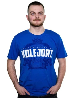 Kolejorz Semper Fidelis tričko Modrá L